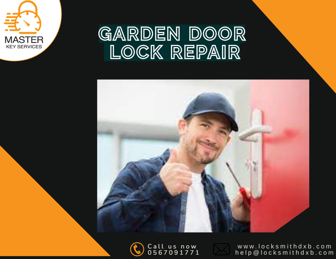 Garden door lock repair