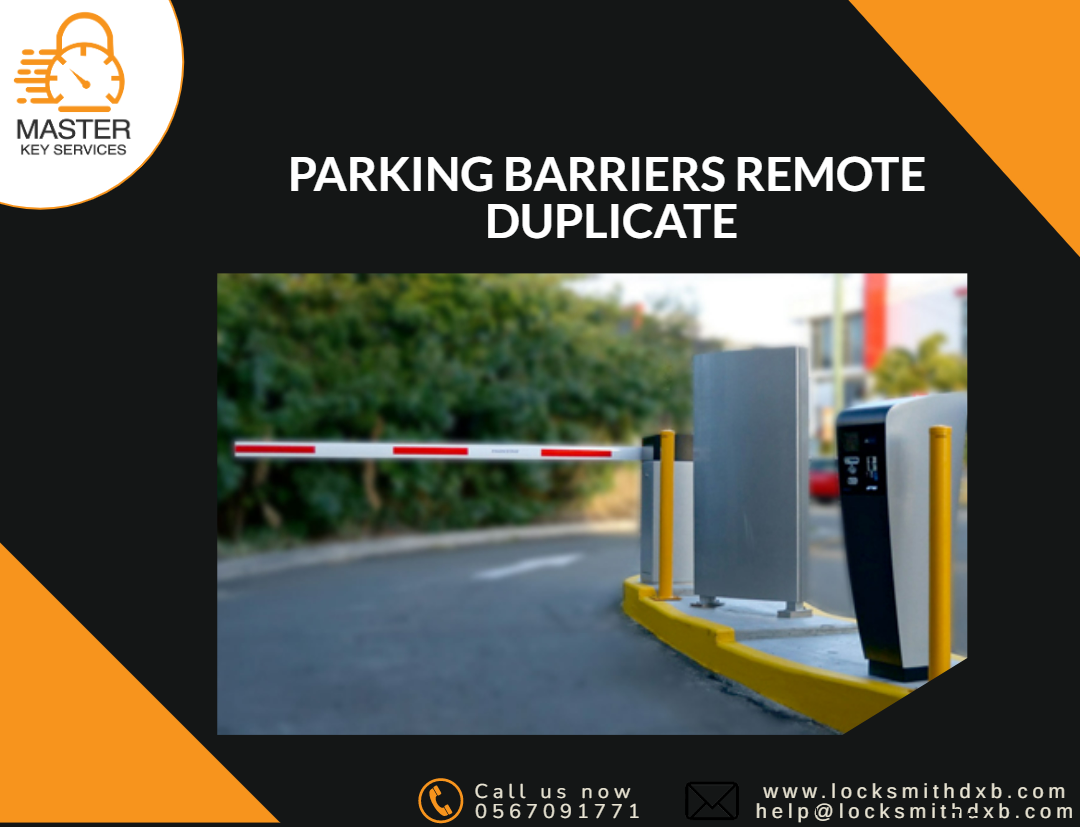 Parking barriers remote duplicate