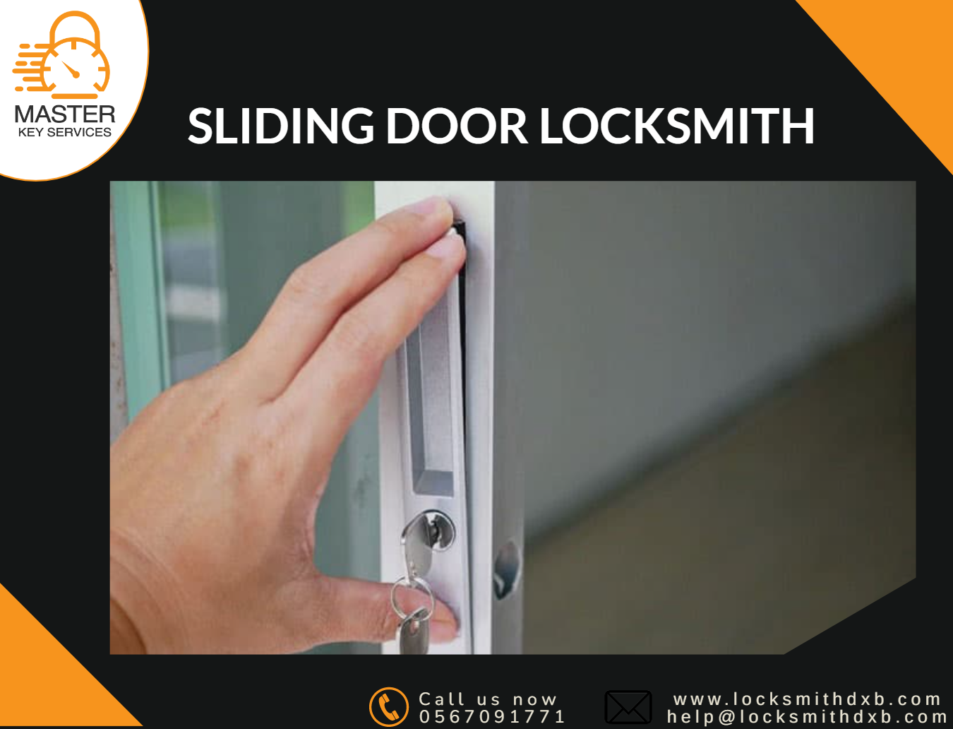 Sliding door locksmith