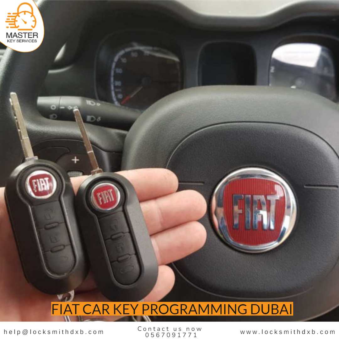 Fiat car key programming Dubai