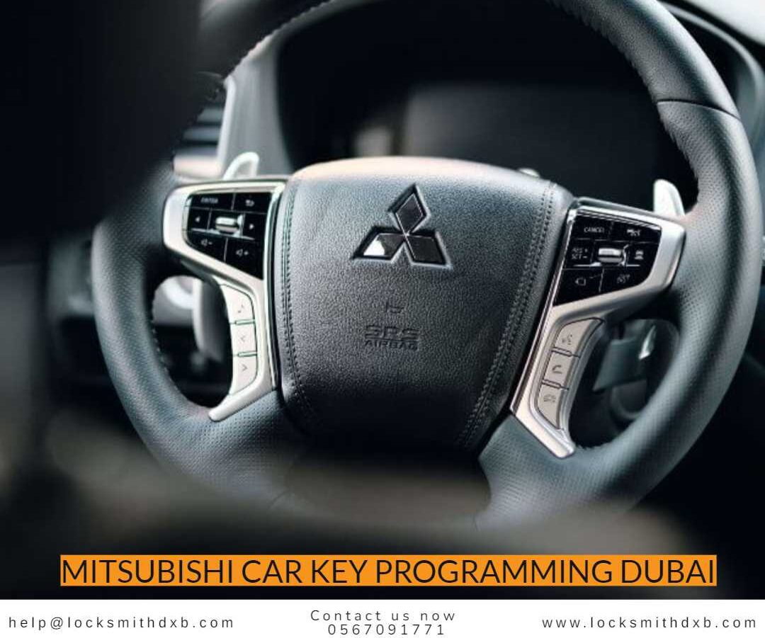 Mitsubishi car key programming Dubai