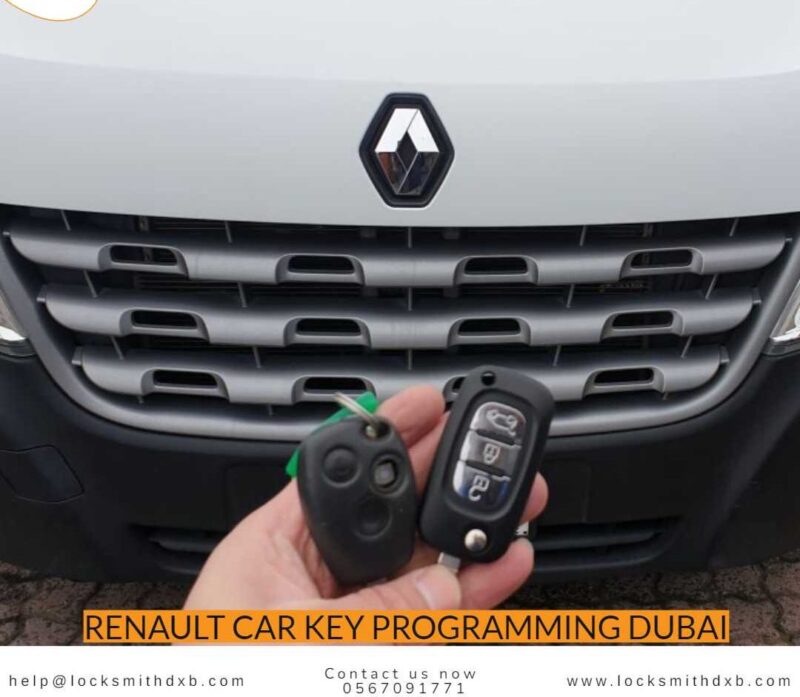 Renault car key programming Dubai