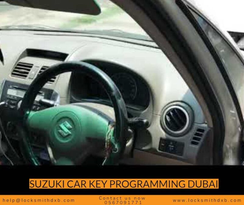 Suzuki car key programming Dubai