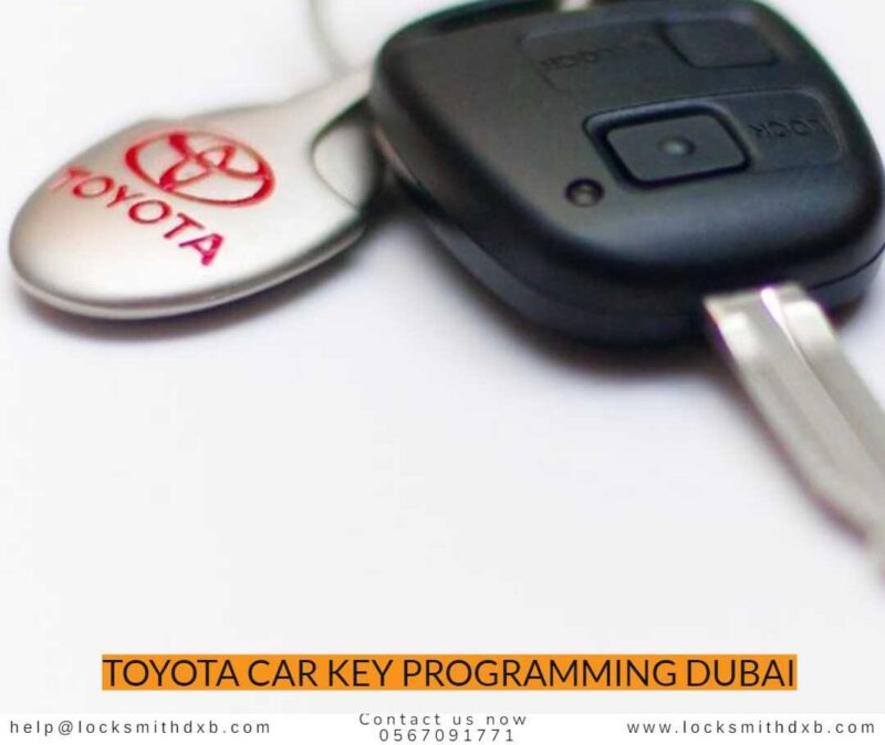 Toyota car key programming Dubai