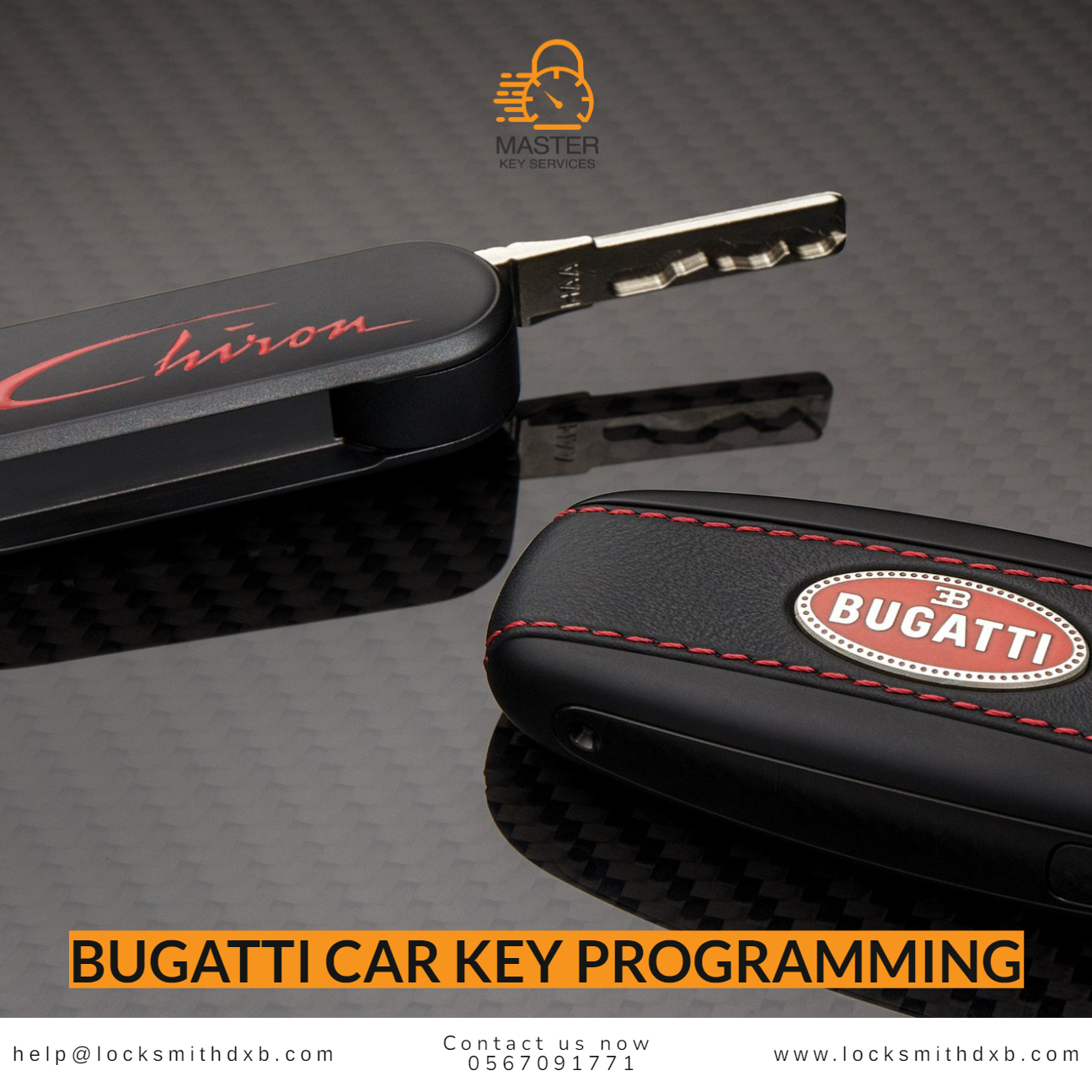 BUGATTI car key programming