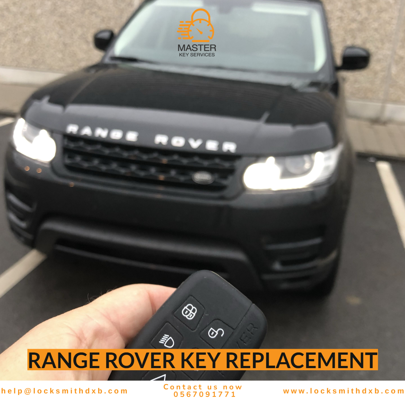 Range rover key replacement