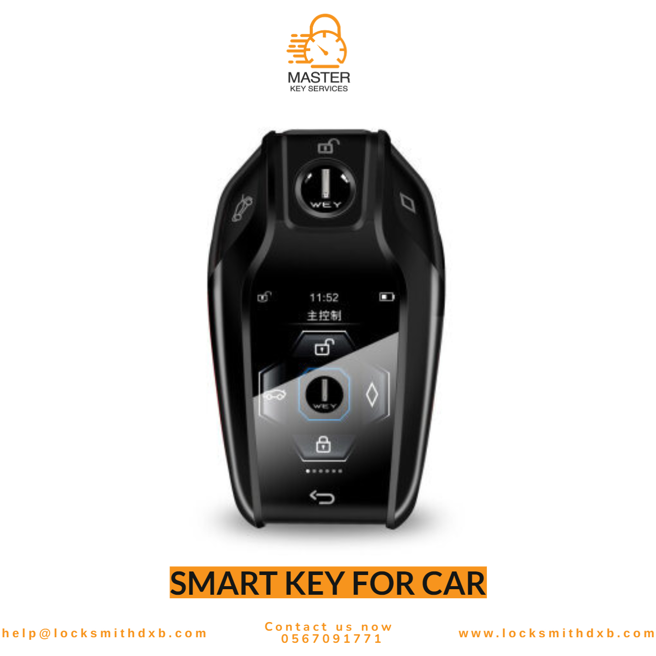 Smart key for car