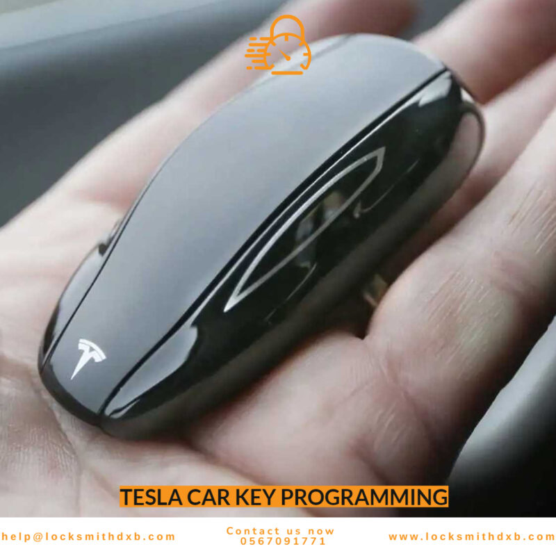 Tesla car key programming