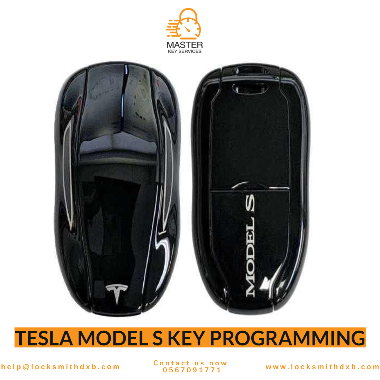 Tesla model s key programming