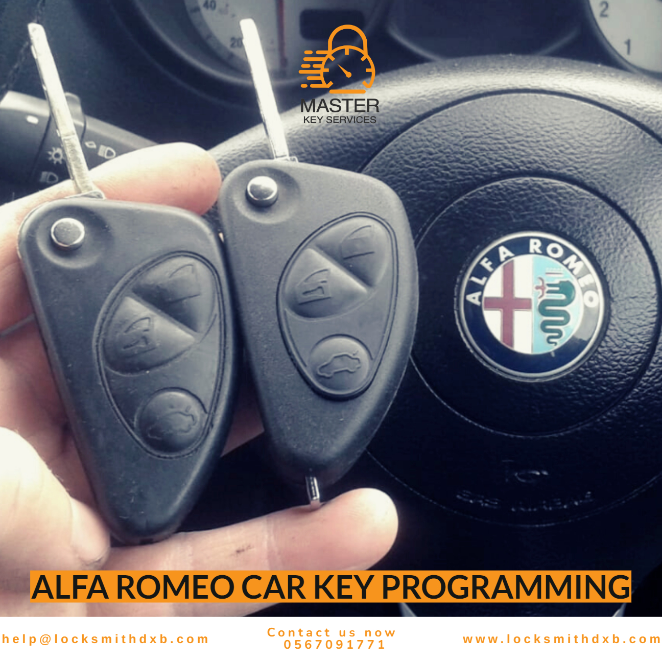 Alfa Romeo car key programming