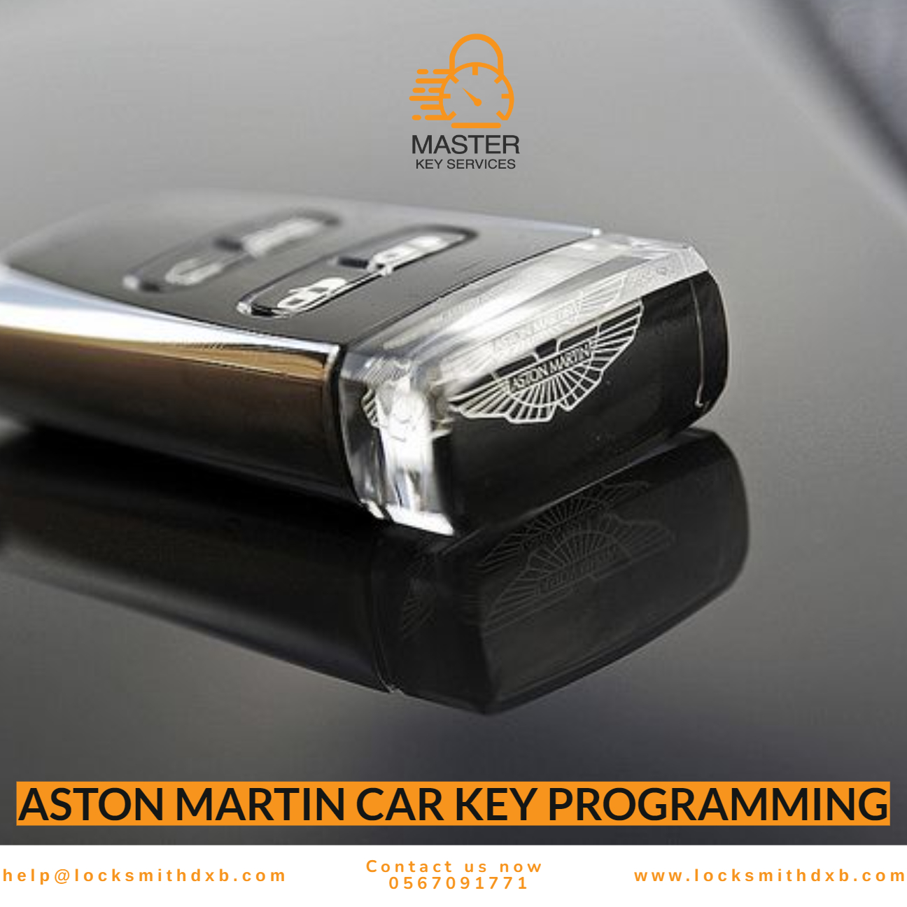 Aston Martin car key programming
