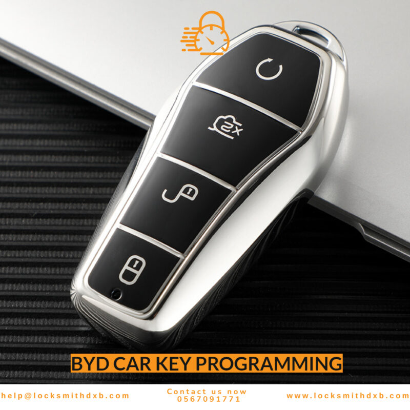 BYD car key programming
