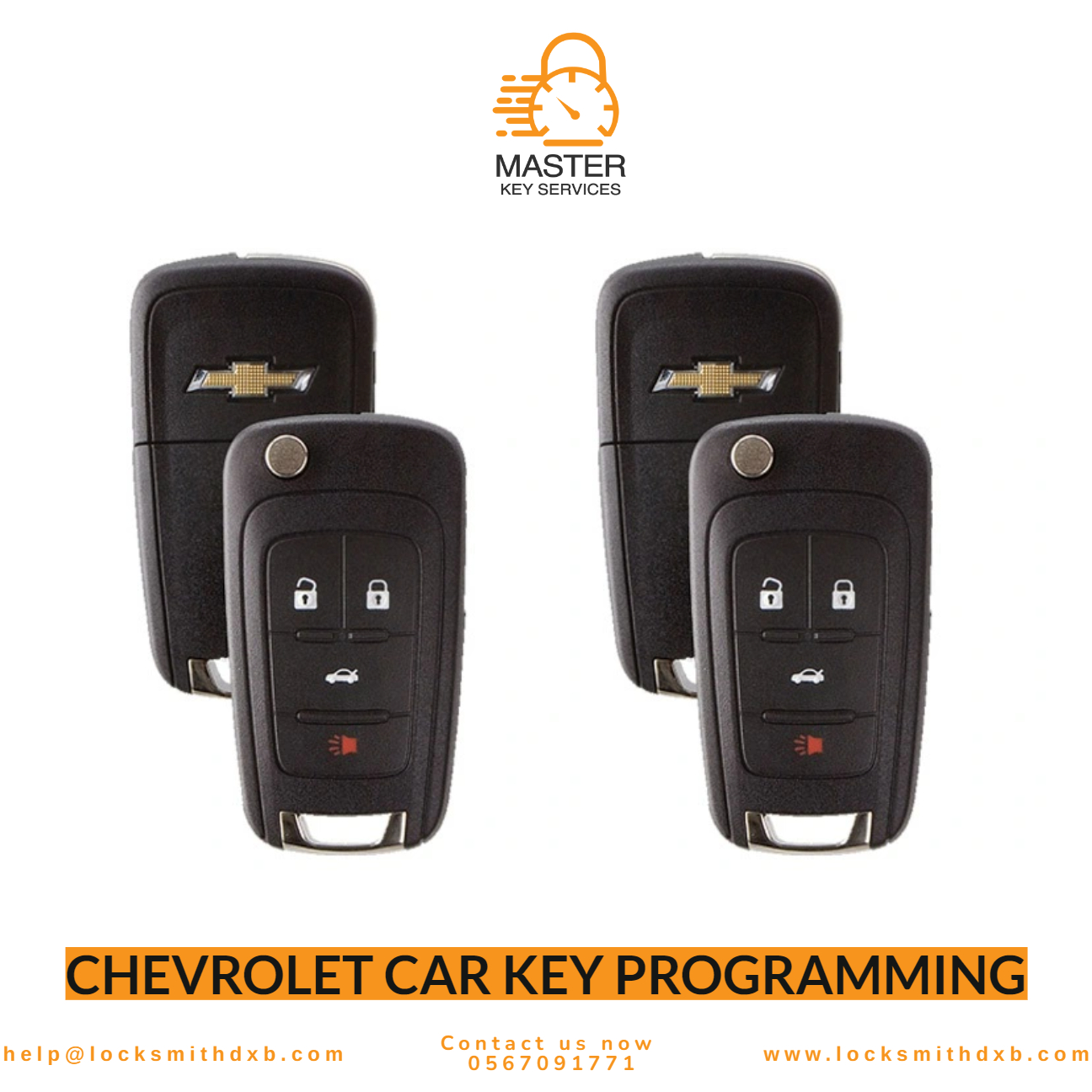 CHEVROLET car key programming