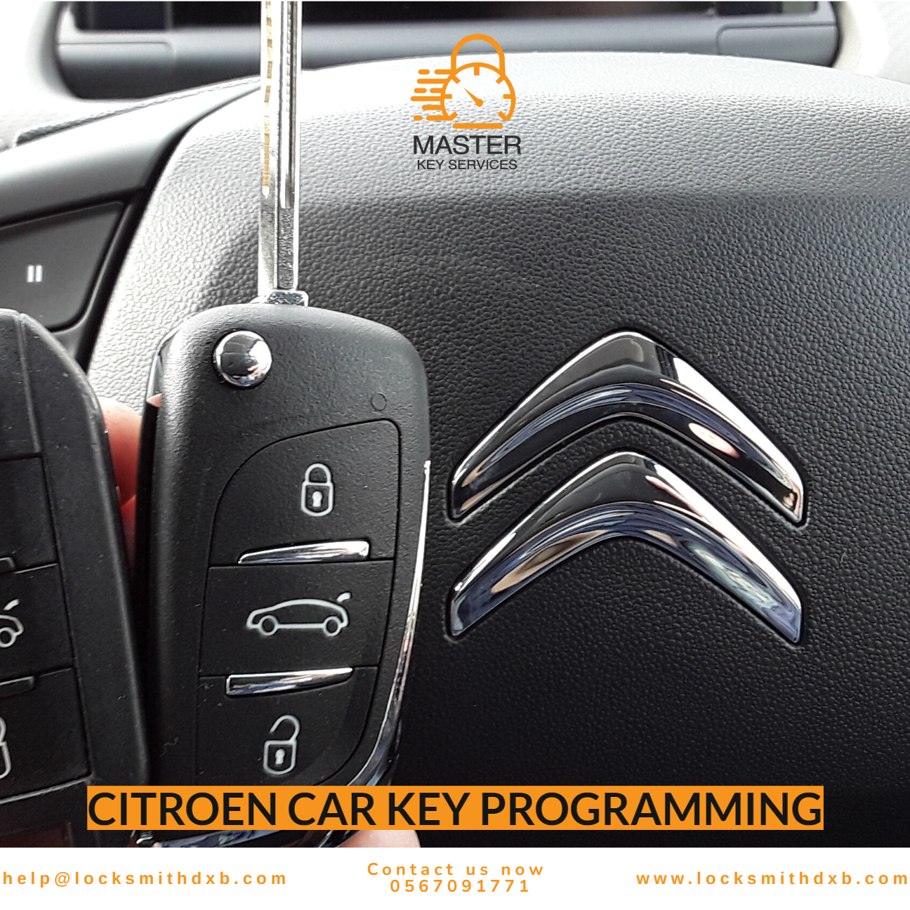 CITROEN car key programming