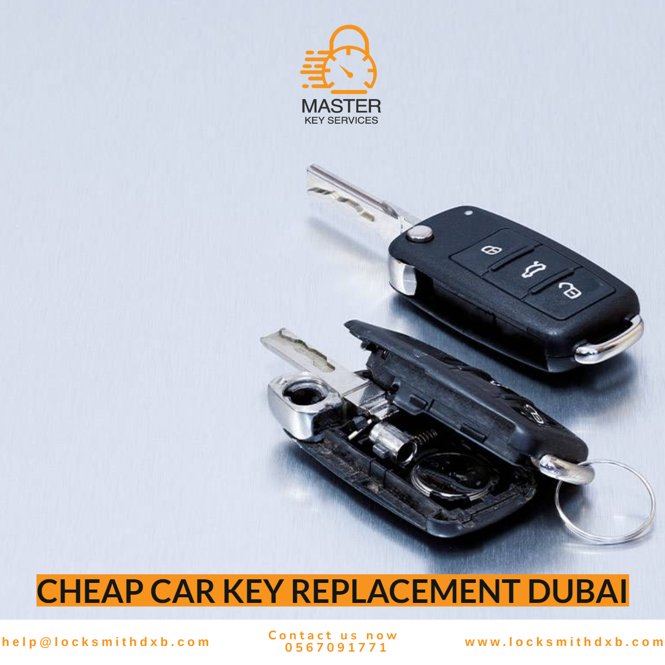 Cheap car key replacement Dubai