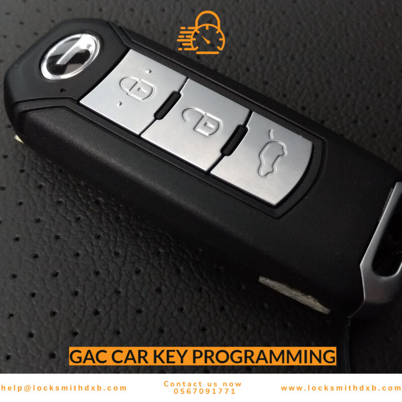 GAC car key programming