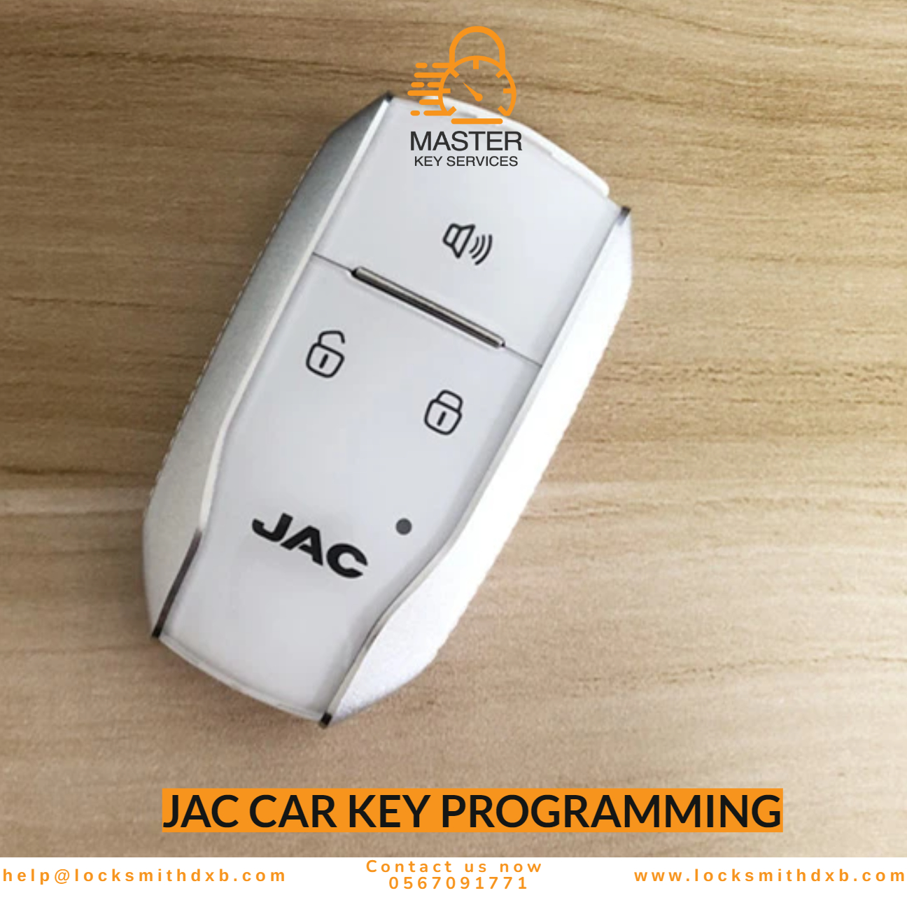 JAC car key programming