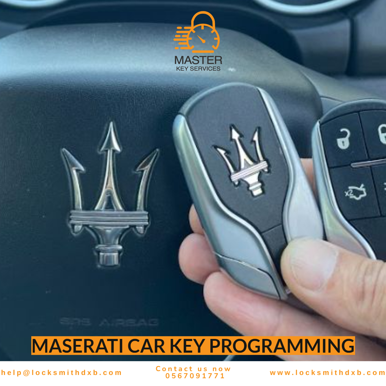 MASERATI car key programming
