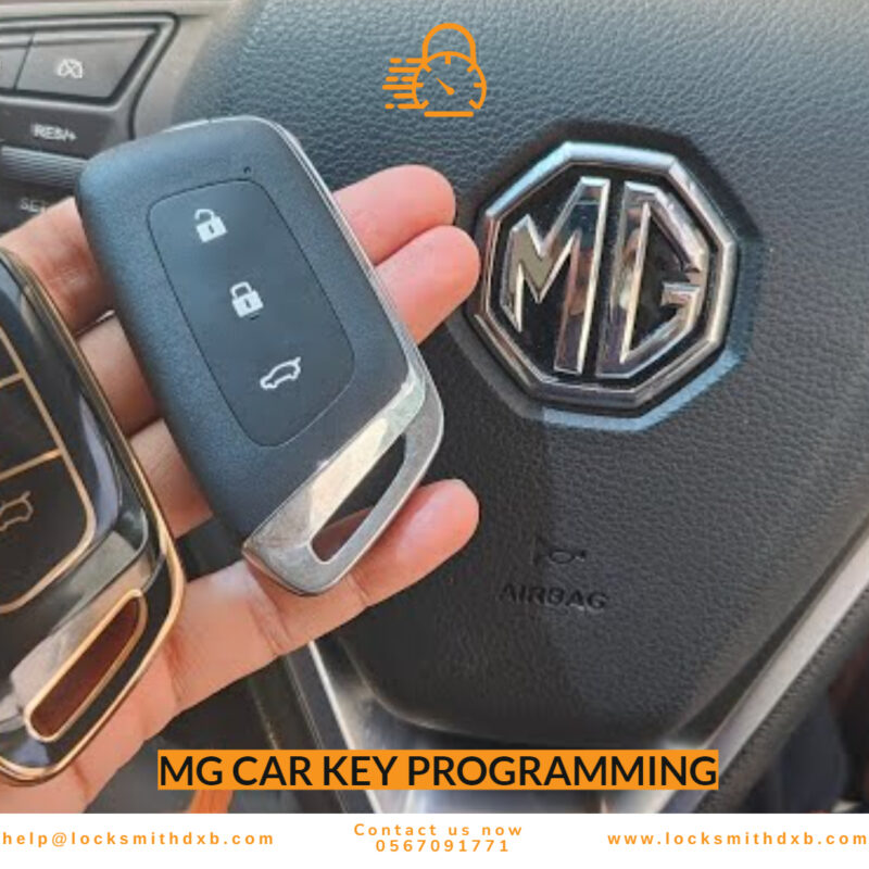 MG car key programming