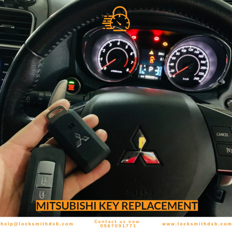 Mitsubishi key replacement