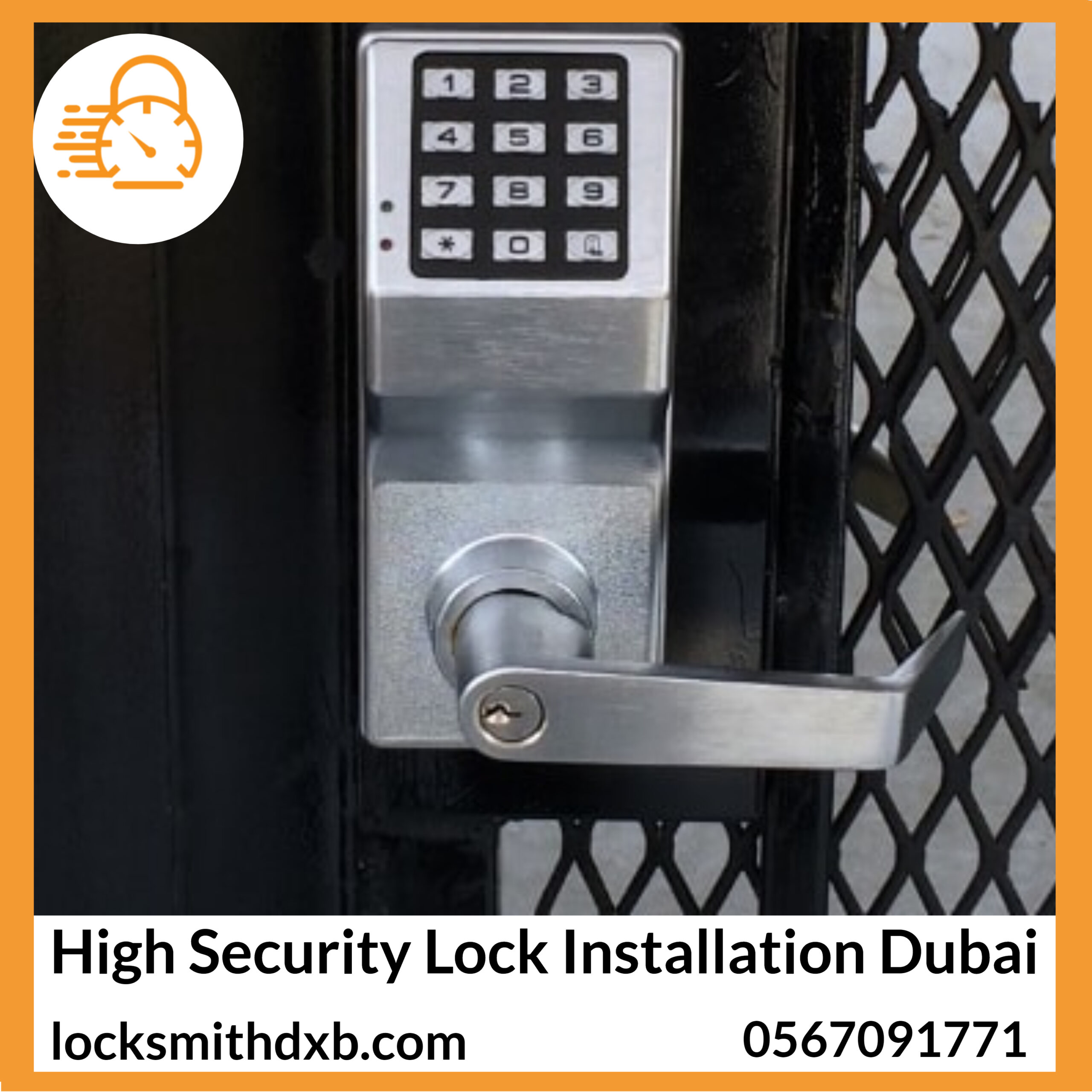 High Security Lock Installation Dubai