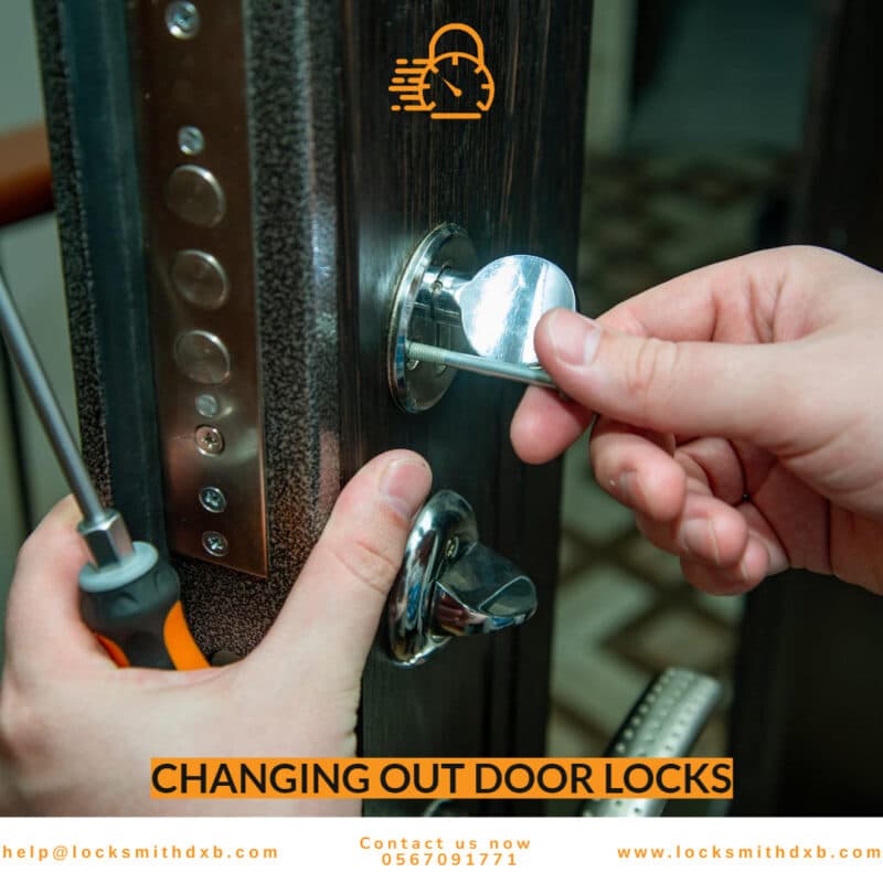 Changing out door locks