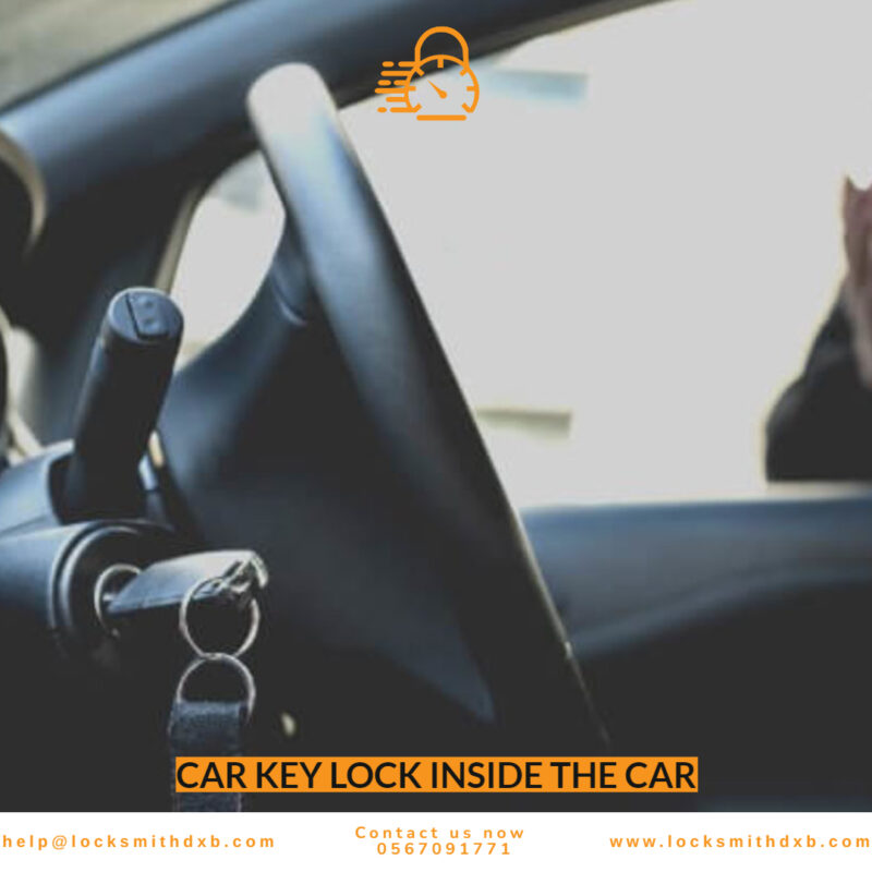 Car Key Lock Inside the Car